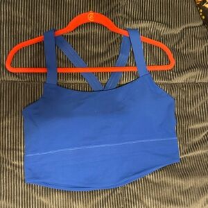 Glowmode feather fit curved hem sports bra/tank